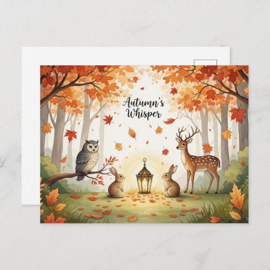 Herfst Equinox Briefkaart (Voorkant / Achterkant)