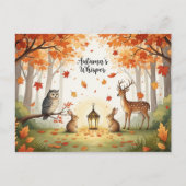 Herfst Equinox Briefkaart (Voorkant)