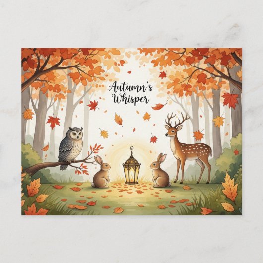 Herfst Equinox Briefkaart (Voorkant)