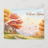 Herfst Equinox Briefkaart (Voorkant)