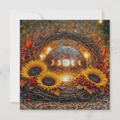 Herfst Equinox Mabon Maanfasen (Voorkant)
