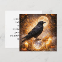Herfst Equinox Mabon Raven Mystieke