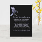 Herfst Equinox Mabon Zegeningen Kaart (Gele Bloem)