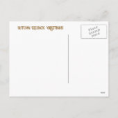 Herfst Equinox met Twee Uilen Kaarsen Barrels Feestdagenkaart (Achterkant)