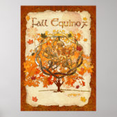 Herfst Equinox Pagan Wiccan Poster (Voorkant)