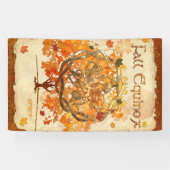 Herfst Equinox Pagan Wiccan Spandoek (Horizontaal)