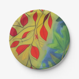 Herfst Equinox Papieren Bordje