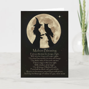 Herfst Equinox van de Zegen Mabon van Wicca de Kaart