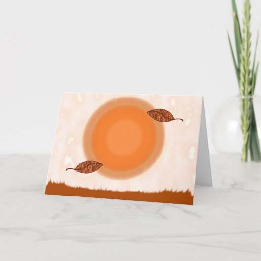 Herfst Equinox Zegening Feestdagen Kaart (Voorkant)