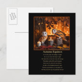 Herfst Equunoix Mabon Pagan Wicca  Feestdagenkaart (Voorkant / Achterkant)