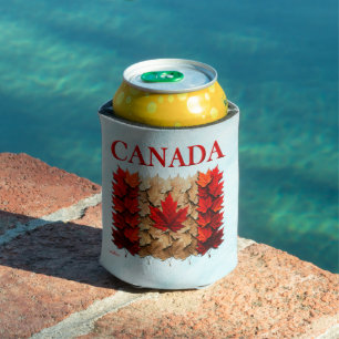 Herfst Esblad Canadese Vlag Blikjeskoeler