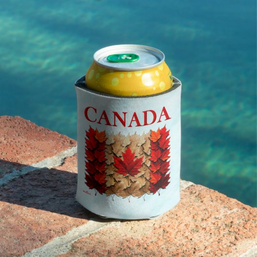 Herfst Esblad Canadese Vlag Blikjeskoeler (Insitu Zwembad)