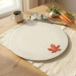 Herfst Esblad Ronde Glas Snijplank