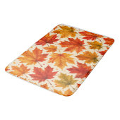 Herfst Esdblad Patroon | Herfst Oranje Rood Blad Badmat (Gekanteld)