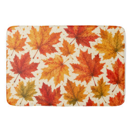 Herfst Esdblad Patroon | Herfst Oranje Rood Blad Badmat