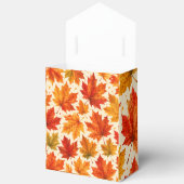 Herfst Esdblad Patroon | Val Oranje Rode Blad Bedankdoosjes (Open)