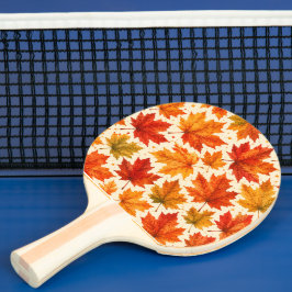 Herfst Esdblad Patroon | Val Oranje Rode Blad Tafeltennisbatje