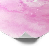 Herfst esdoorbladeren waterverf herfstpastel poster (Hoek)