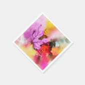 Herfst esdoorbladeren waterverf herfstpastel servet (Hoek)