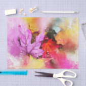 Herfst esdoorbladeren waterverf herfstpastel tissuepapier (Craft)