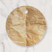 Herfst esdoorn bladeren op papier textuur Thanksgi Bedankjes Labels (Achterkant)