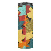 Herfst esdoorn laat  illustratie thermosbeker (Achterkant)