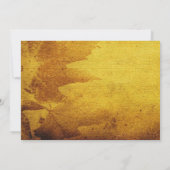 herfst esdoorn laat retro herfst bruiloft kaart (Achterkant)