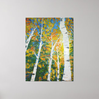 Herfst Esdoorn Poster Canvas Afdruk