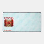 Herfst Esdoornblad Canadese Vlag Bureaumat (Voorkant)