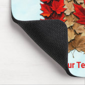 Herfst Esdoornblad Canadese Vlag Muismat (Hoek)