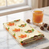 Herfst Esdoornblad & Eikel Keukenhanddoek
