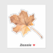 Herfst esdoornblad Vinyl gesneden Sticker (Vel)