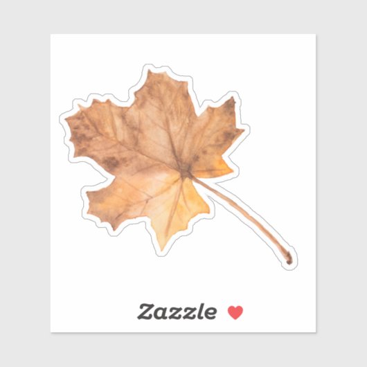 Herfst esdoornblad Vinyl gesneden Sticker (Vel)