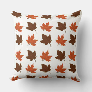 Herfst esdoornbladeren patroon kussen