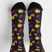 Herfst esdoornbladeren patroon sokken (Top)