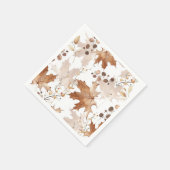 Herfst Esdoornbladeren Patroon Thanksgiving Servet (Hoek)