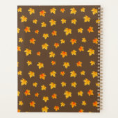 Herfst esdoornbladeren planner (Achterkant)
