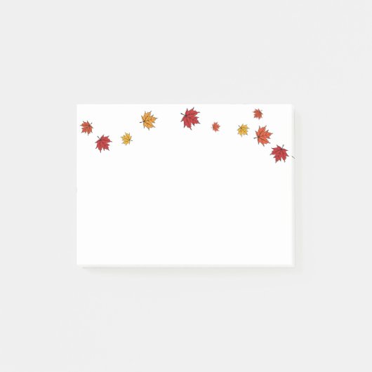 Herfst esdoornbladeren post-it® notes (Voorkant)