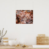 Herfst esdoornbladeren poster papier (mat) (Keuken)