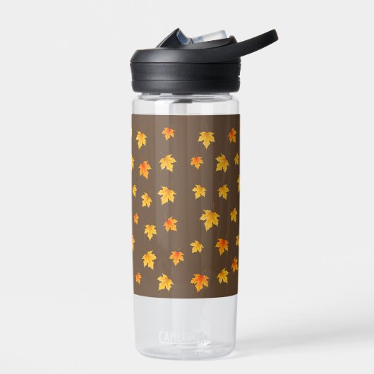 Herfst esdoornbladeren waterfles (Links)