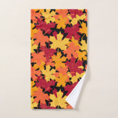 Herfst esdoornbladpatroon bad handdoek (Handdoek)