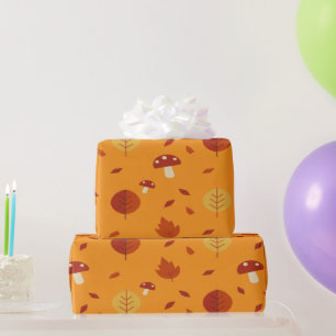 Herfst Essentie Natuur geïnspireerde Seizoensgebon Cadeaupapier