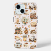 Herfst Essentiële Esthetische Patroon Case-Mate iPhone Case (Achterkant)