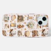 Herfst Essentiële Esthetische Patroon Case-Mate iPhone Case (Achterkant (horizontaal))