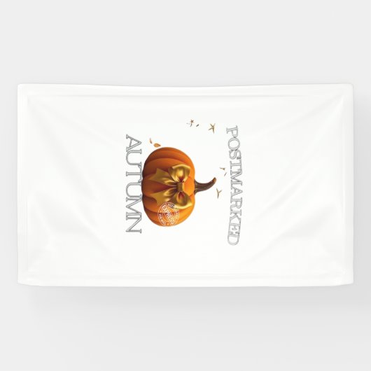 Herfst Essentiële T-shirt Spandoek (Horizontaal)