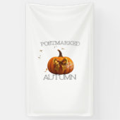 Herfst Essentiële T-shirt Spandoek (Verticaal)