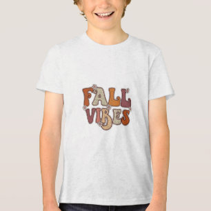 Herfst Esthetische Gezellige Herfst T-shirt Tri-Bl