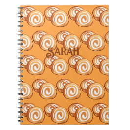 Herfst esthetische pompoenrol notitieboek