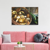Herfst eten stilleven canvas print (Insitu (Woonkamer))