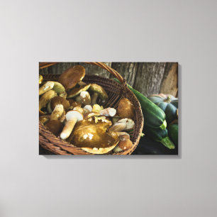 Herfst eten stilleven canvas print